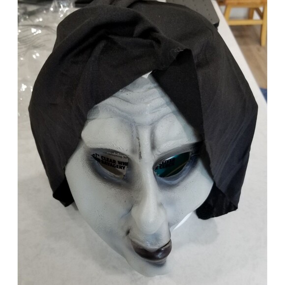 Vintage Rubies Uncle Fester latex over the head mask with hood - Picture 3 of 10